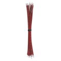 Remington Industries Cut And Stripped Wire, 18 AWG, Stranded, Red 18in Leads, 500PK CS18UL1007STRRED-18-500